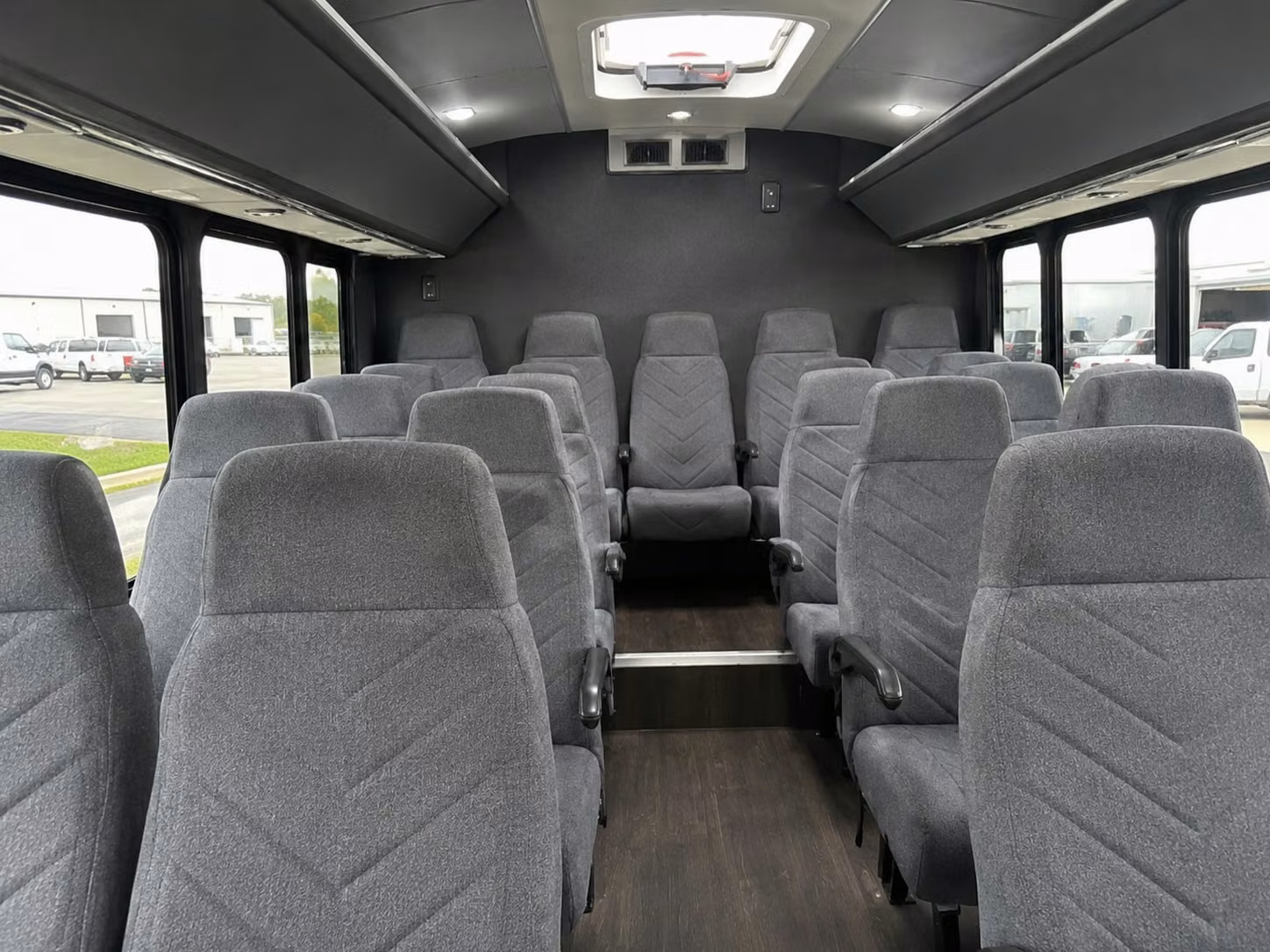 18 passenger minibus interior