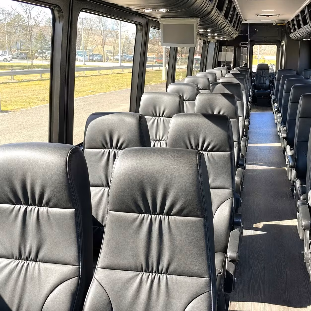 25 passenger minibus interior