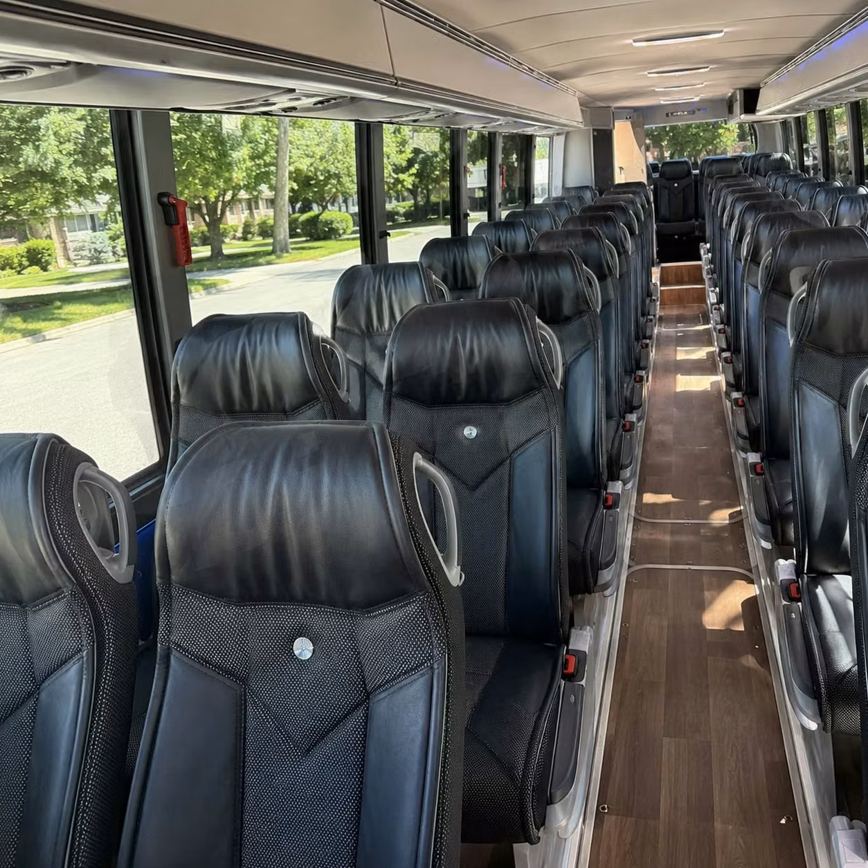new orleans charter bus interior