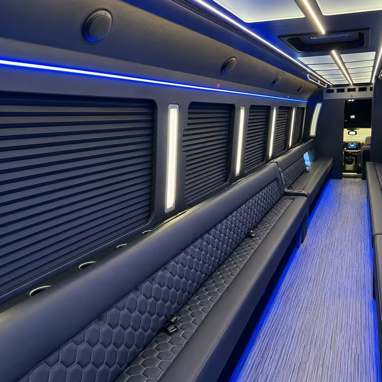 party bus interior